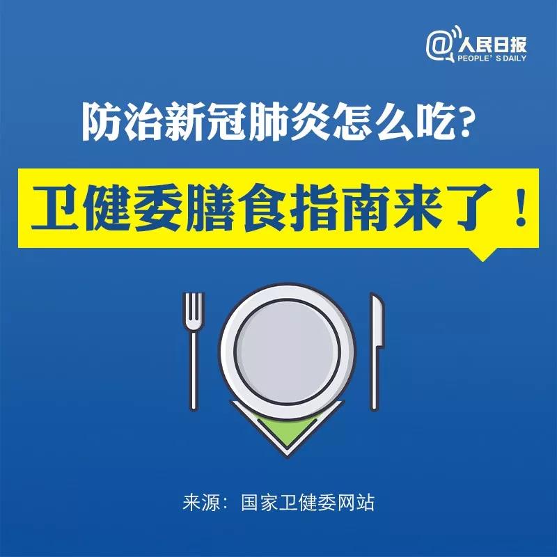 防治新型冠狀病毒感染肺炎怎么吃？衛(wèi)健委膳食指南來(lái)了！.jpg