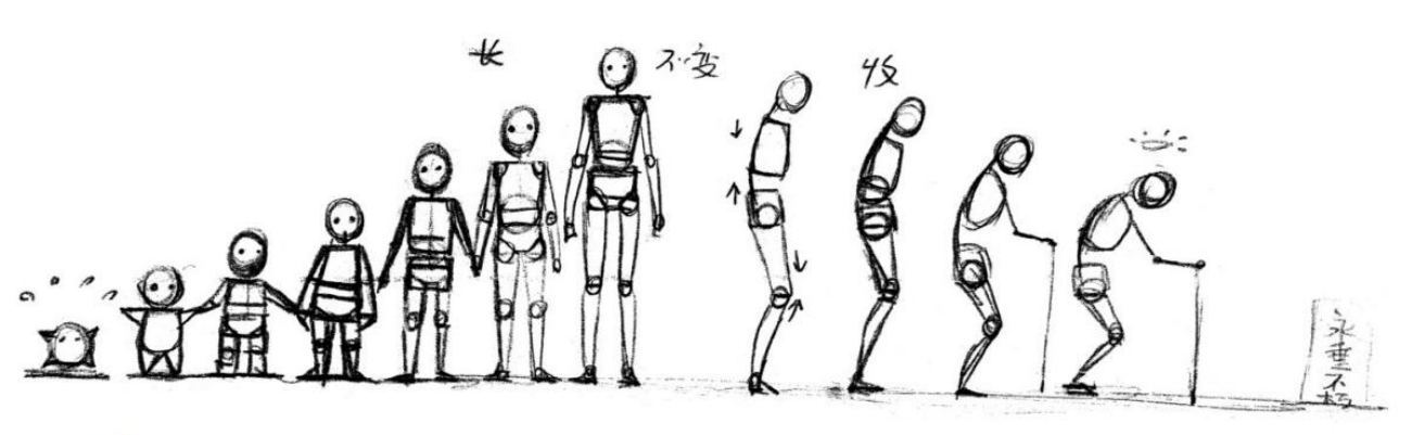 「動(dòng)漫設(shè)計(jì)教程」人體繪畫(huà)基礎(chǔ) part 01 認(rèn)識(shí)骨骼（1）