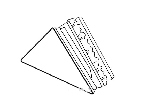 三明治簡筆畫簡單又漂亮 三明治簡筆畫圖片彩色